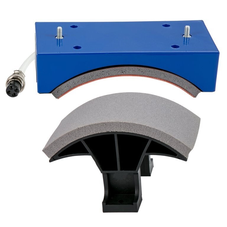 6x3in Hat Heat Press Attachment - Silica Gel Cap Press Pad for Smooth and Even Heat Transfer on Hats and Caps