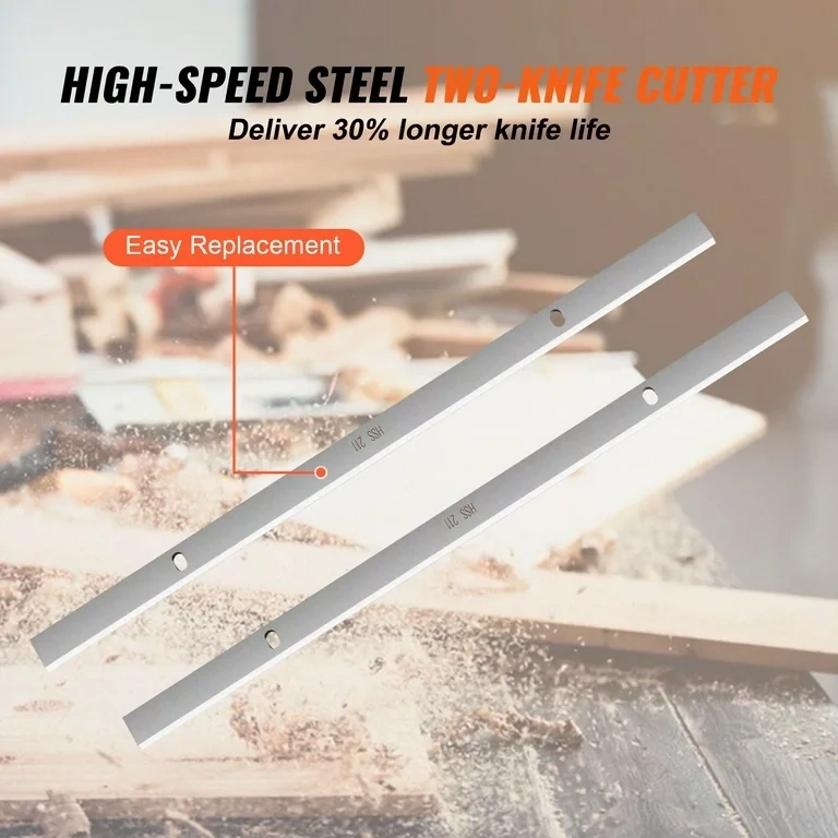 Thickness Planer, Single Speed Low Noise for Wood Material Removal of Hard &amp; Soft Wood