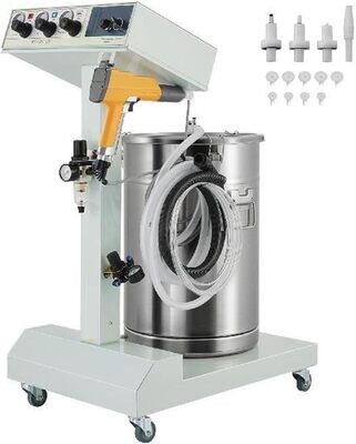 50L Electrostatic Spray Powder Coating Machine 40W Electrostatic Powder Coating System Spray Gun Painting System Powder Coating Equipment WX-101