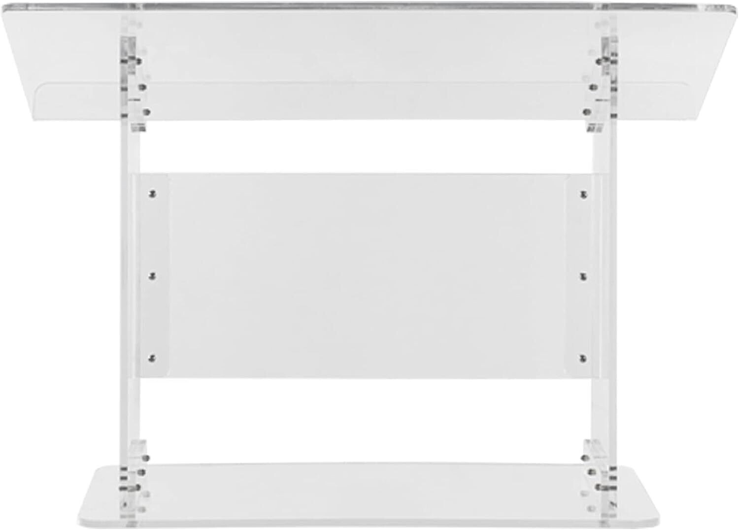 Surface Acrylic 19.5&quot; tall plexiglass podium Podium Acrylic Table 27&quot;x13.7