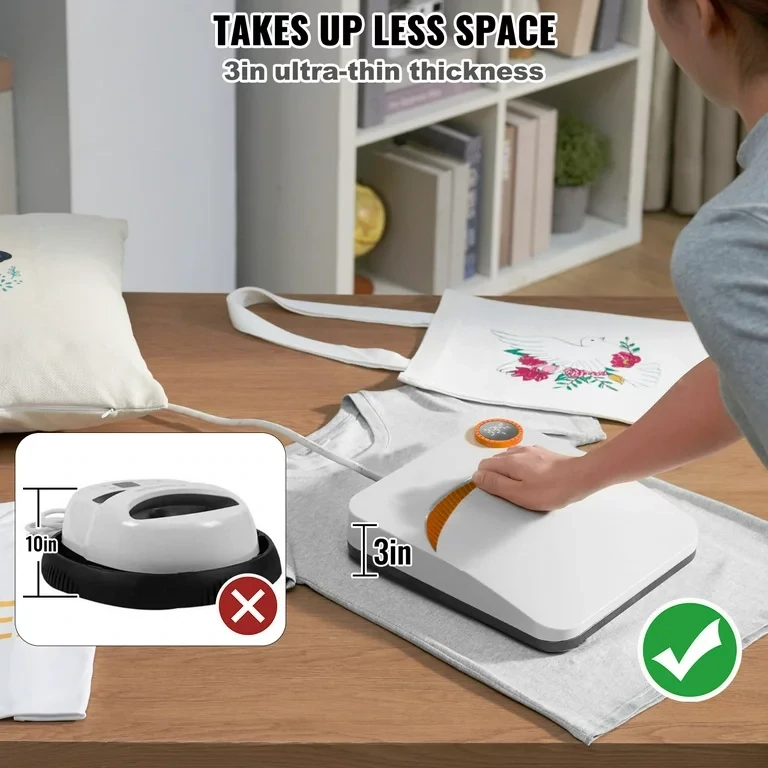 Portable Easy Press Sublimation Transfer DIY T-shirt Heat Press Machine