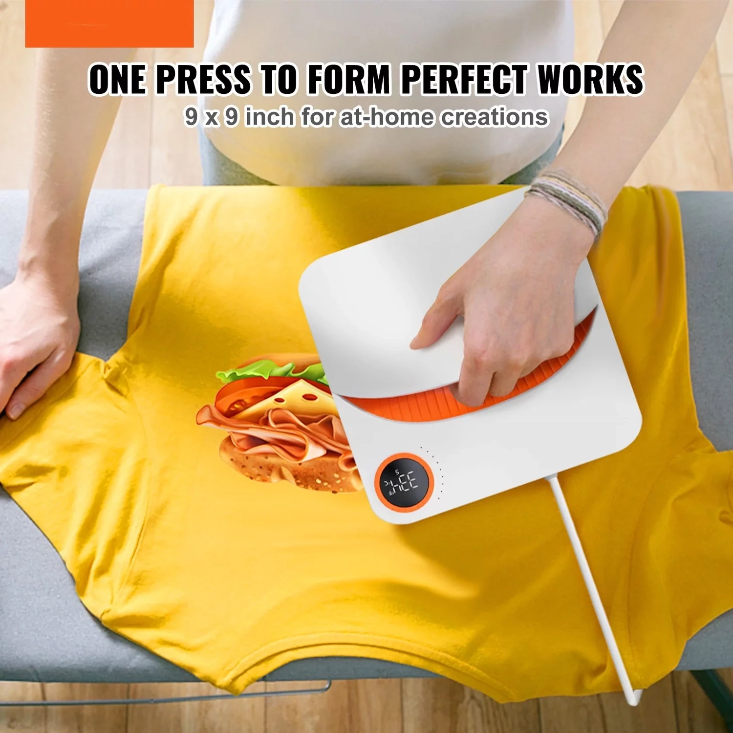 Portable Easy Press Sublimation Transfer DIY T-shirt Heat Press Machine