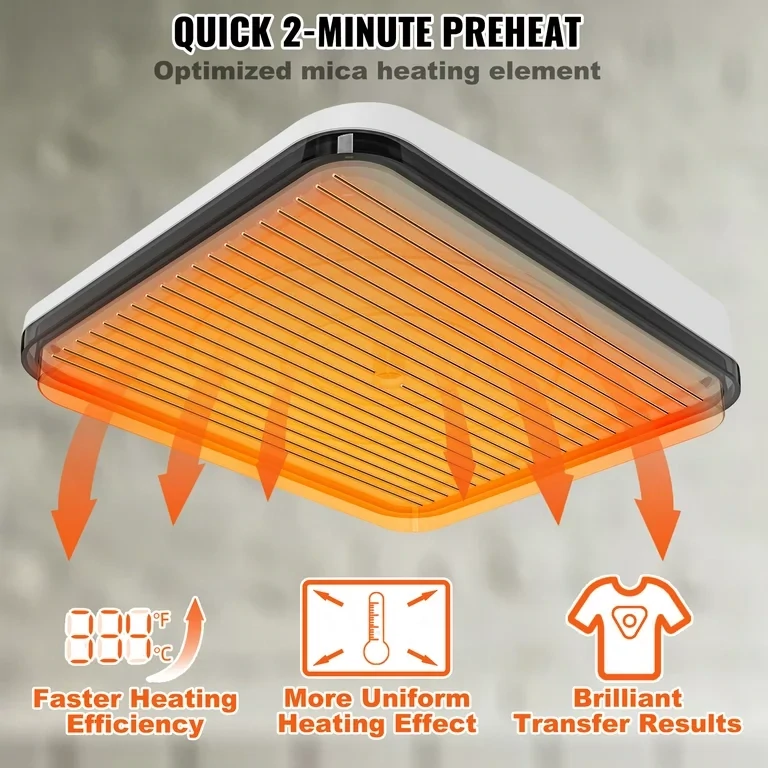 Portable Easy Press Sublimation Transfer DIY T-shirt Heat Press Machine
