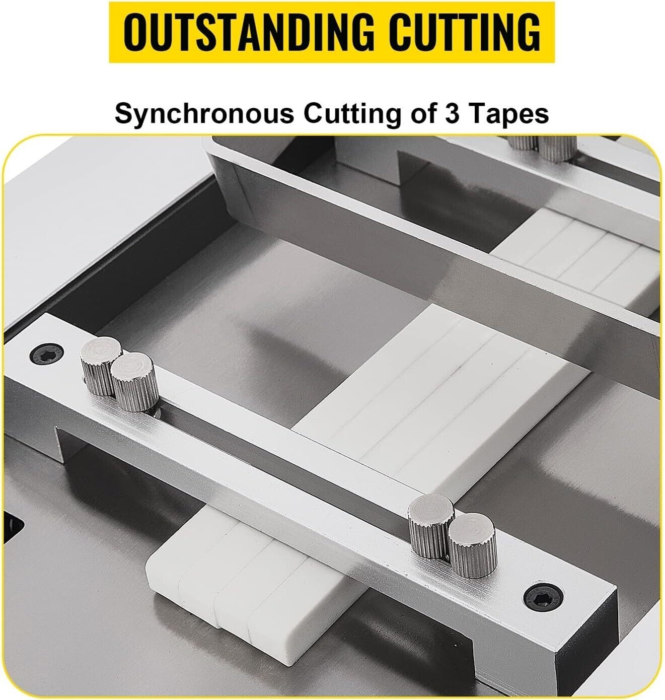 Automatic Heat-shrink Tube Cable Pipe Cutter Cutting Machine +  Automatic Cold Tape Cutting Machine Digital Belt