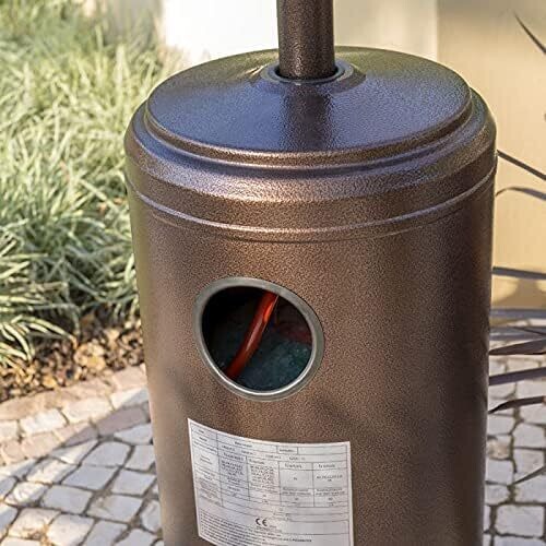 Outdoor Patio Gas Heater Garden, Camp, BBQ Parties Stainless Steel Pyramid Style