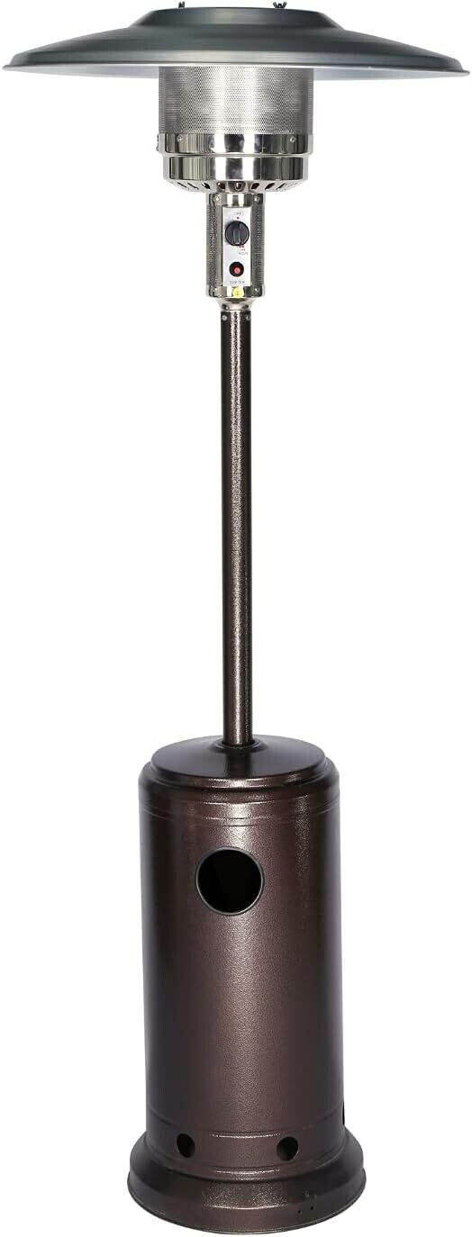 Outdoor Patio Gas Heater Garden, Camp, BBQ Parties Stainless Steel Pyramid Style