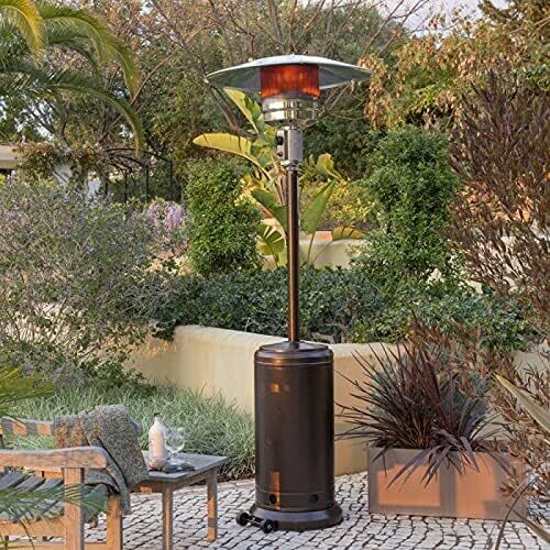 Outdoor Patio Gas Heater Garden, Camp, BBQ Parties Stainless Steel Pyramid Style