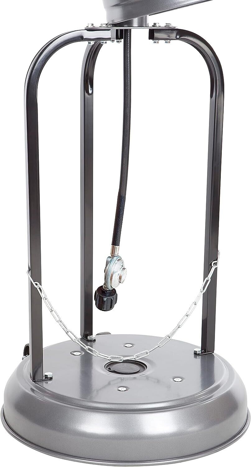 Commercial &amp; Residential 46,000 BTU Outdoor Mushroom Patio Heater with Wheels, Propane
