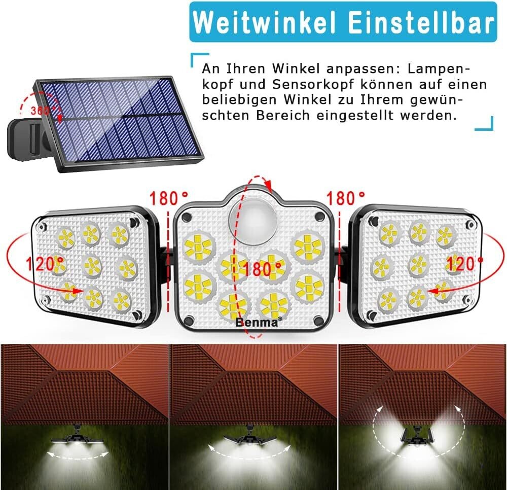Solar Lights for Outdoor Use with Motion Sensor