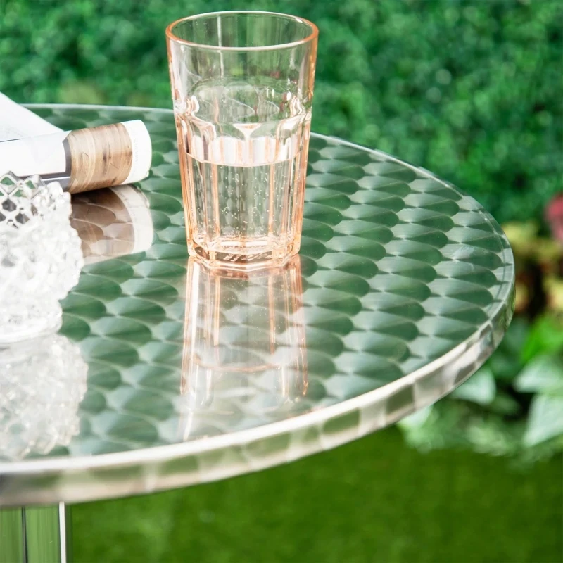Outdoor and Indoor Round Cafe Bistro Restaurant Table