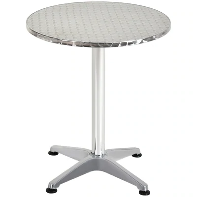 Outdoor and Indoor Round Cafe Bistro Restaurant Table