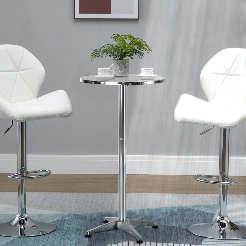 Outdoor and Indoor Round Cafe Bistro Restaurant Table