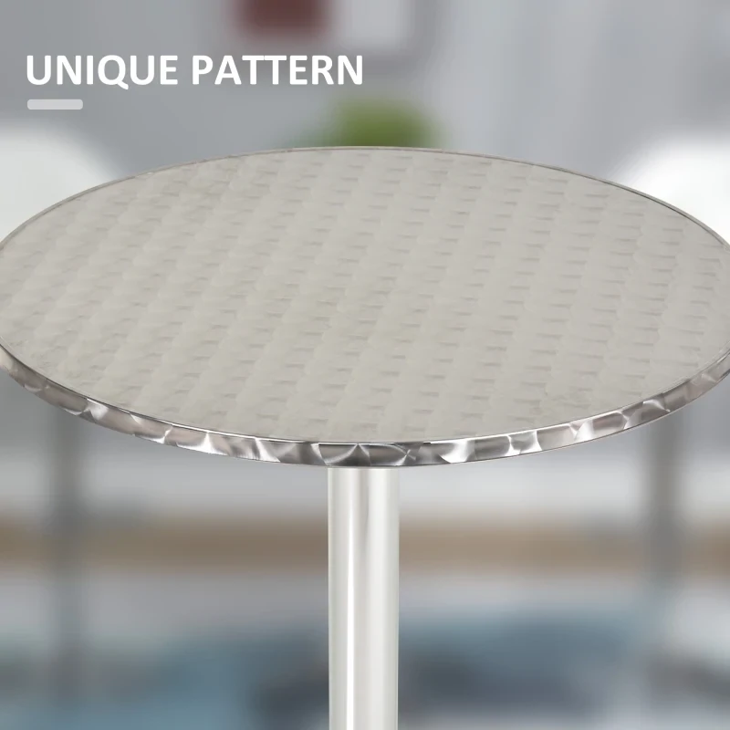 Outdoor and Indoor Round Cafe Bistro Restaurant Table