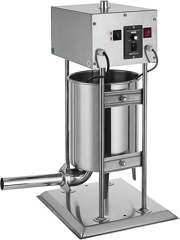 Commercial Electric Meat Maker Sausage Stuffer, Filling Machine [Stainless Steel], Capacity: 10 Litres