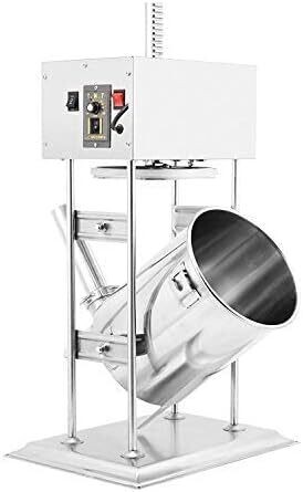 Commercial Electric Meat Maker Sausage Stuffer, Stainless Steel, Efficient Filling Machine for Butchers and Kitchens.