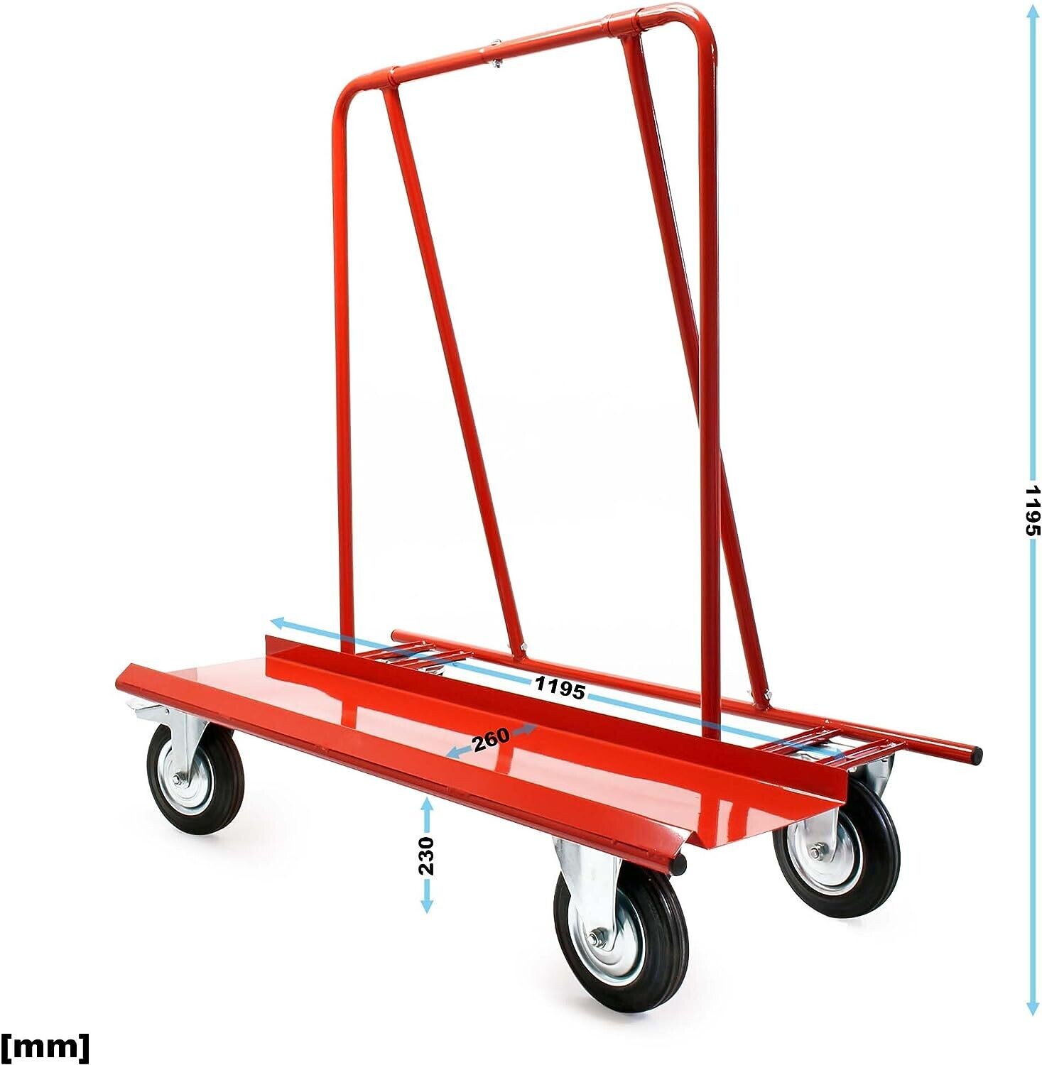 Drywall Rolling Lifter – Panel Hoist Jack for Efficient Drywall and Sheetrock Lifting and Installation