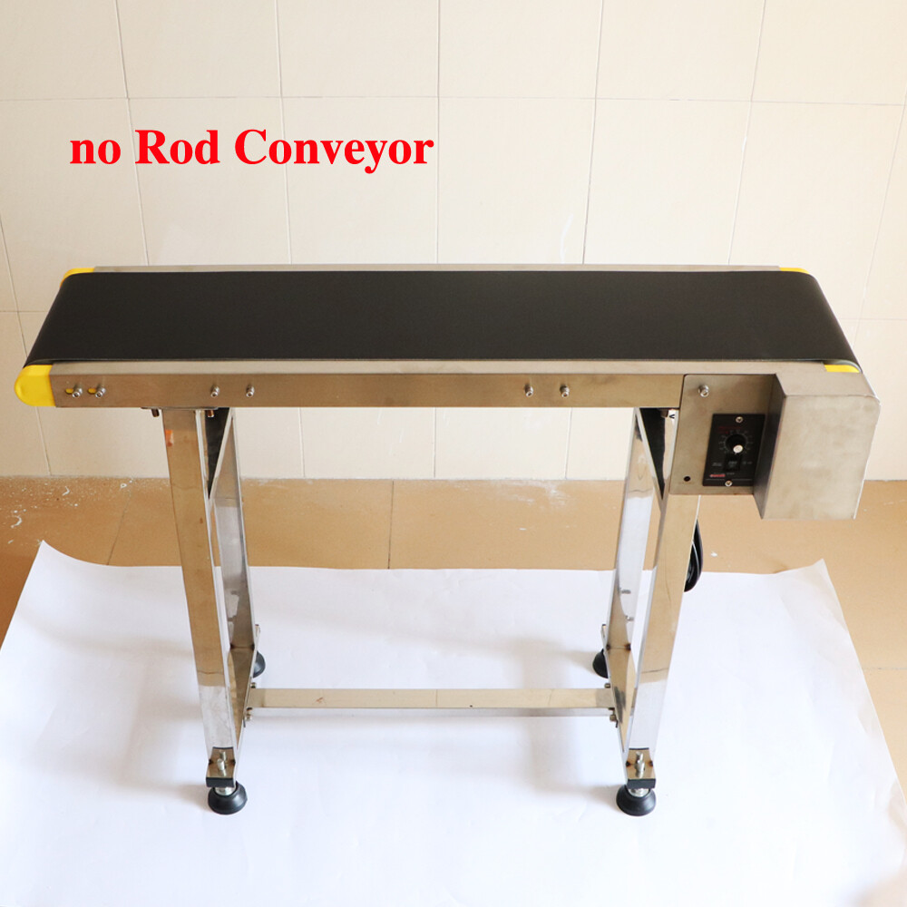 Commercial Steel Conveyor Belt Machine – Automatic Electric Conveyor with Adjustable Guardrail, 200-500mm Width, Ideal for Efficient Material Transport
