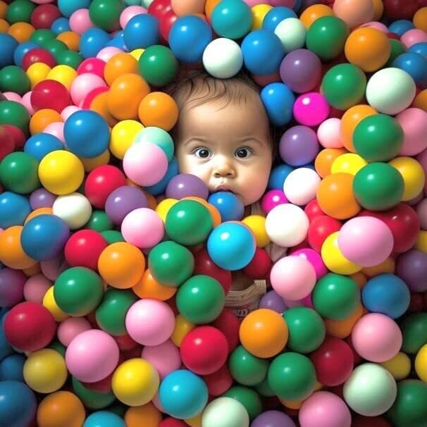 Plastic Balls Diameter 7 cm for Children&#39;s Ball Pit