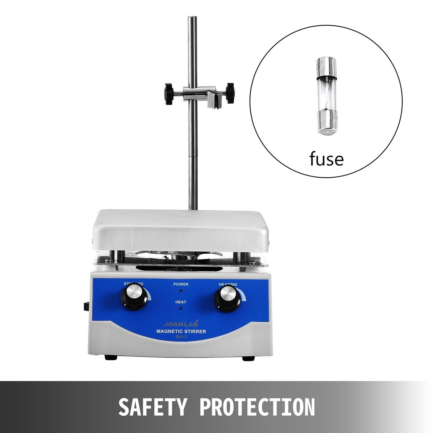 Magnetic Stirrer Hotplate, Heating Plate  with 2000ml Mixing Capacity
