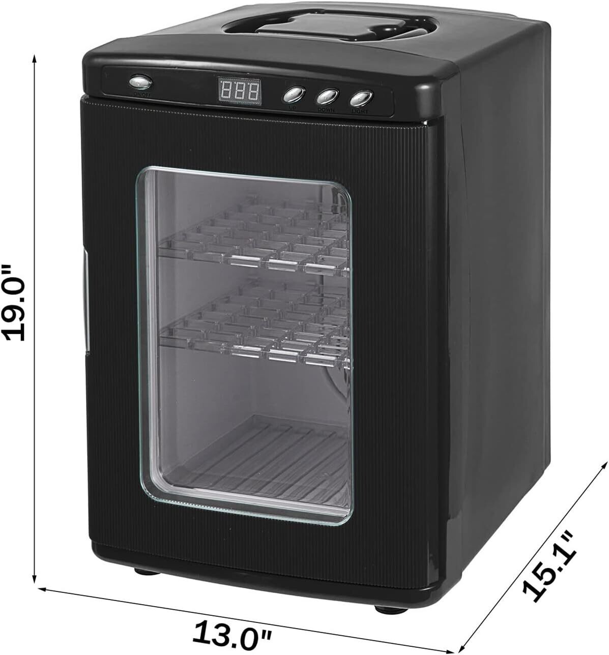 25L Reptile Egg Incubator with Digital Temperature Control - Ideal for Snake, Tortoise, and Lizard Breeding - Herp Nursery Hatch with LED Display, Auto-Turn, and Dual Ventilation for Reliable Hatching