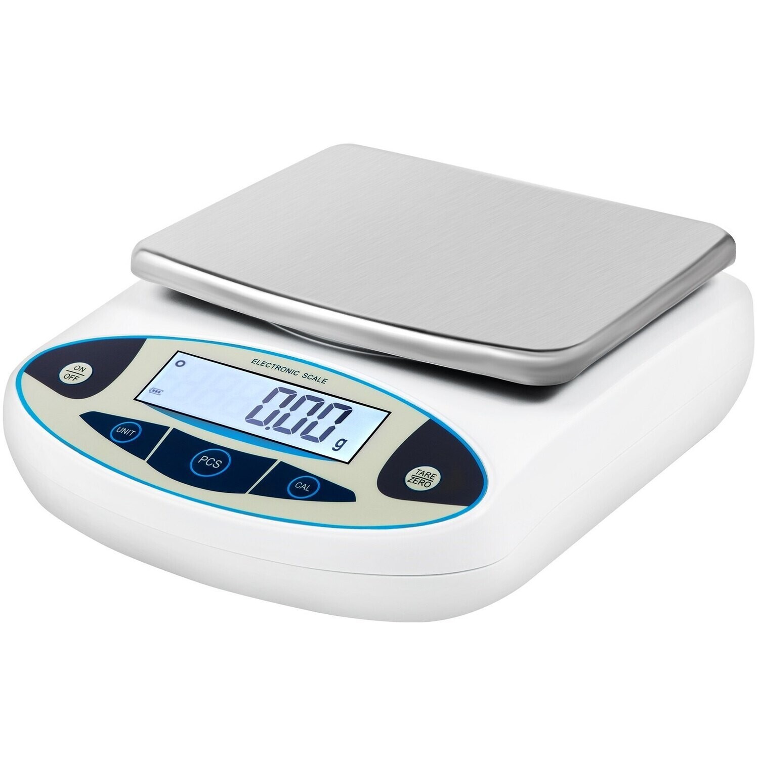 High Precision Electronic LCD Display Analytical Balance, 13 Units Conversion, Counting Function for Lab and University Use (5000g, 0.01g Accuracy)