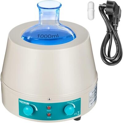 Magnetic Stirrer Heating Mantle 250W Heating Mantle Stirrer Digital Display for Round Bottom Flask