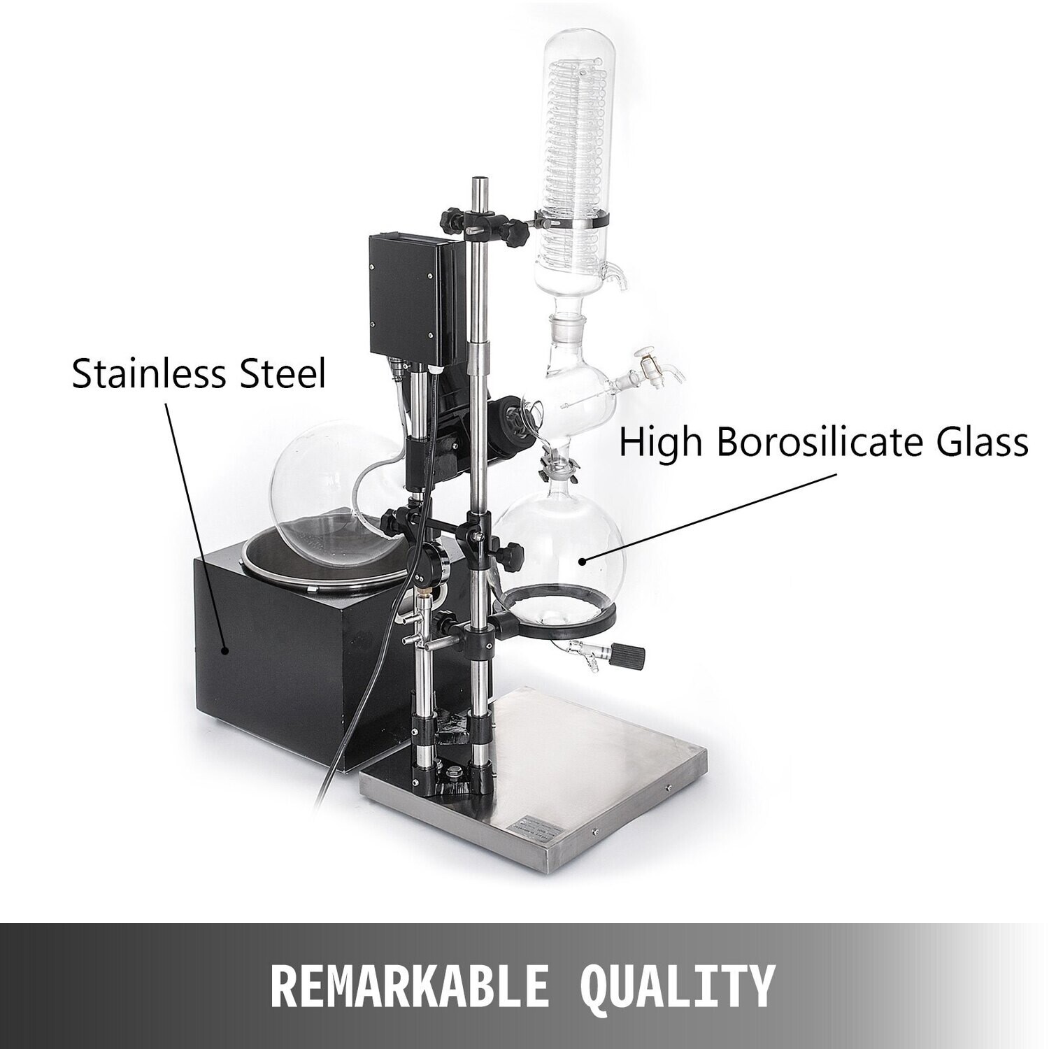 5L Rotary Evaporator RotoVap RE-501 – 180°C Lab Rotary Evaporator with Heating Water Bath for Efficient Solvent Removal