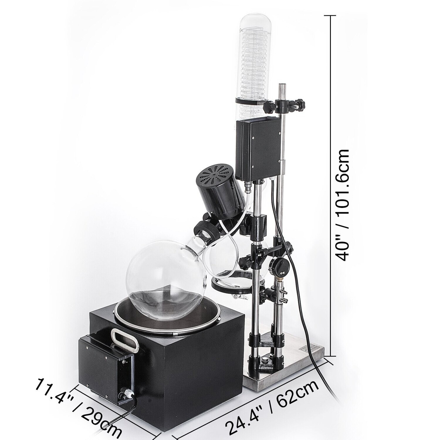 5L Rotary Evaporator RotoVap RE-501 – 180°C Lab Rotary Evaporator with Heating Water Bath for Efficient Solvent Removal