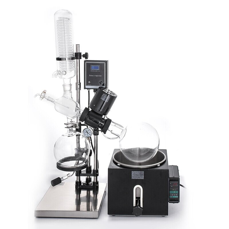 5L Rotary Evaporator RotoVap RE-501 – 180°C Lab Rotary Evaporator with Heating Water Bath for Efficient Solvent Removal