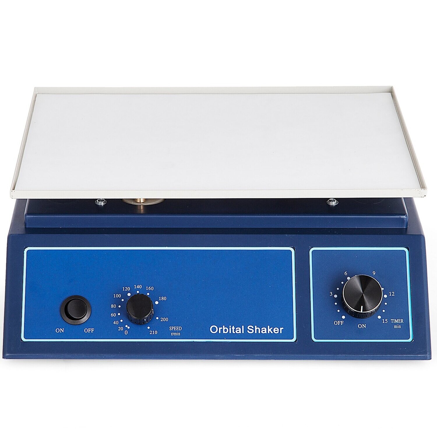Digital Orbital Shaker with Adjustable Speed 0-210 RPM, 12.4x8.6 Inch Working Platform – Laboratory Orbit Shaker for Chemical and Biological Applications