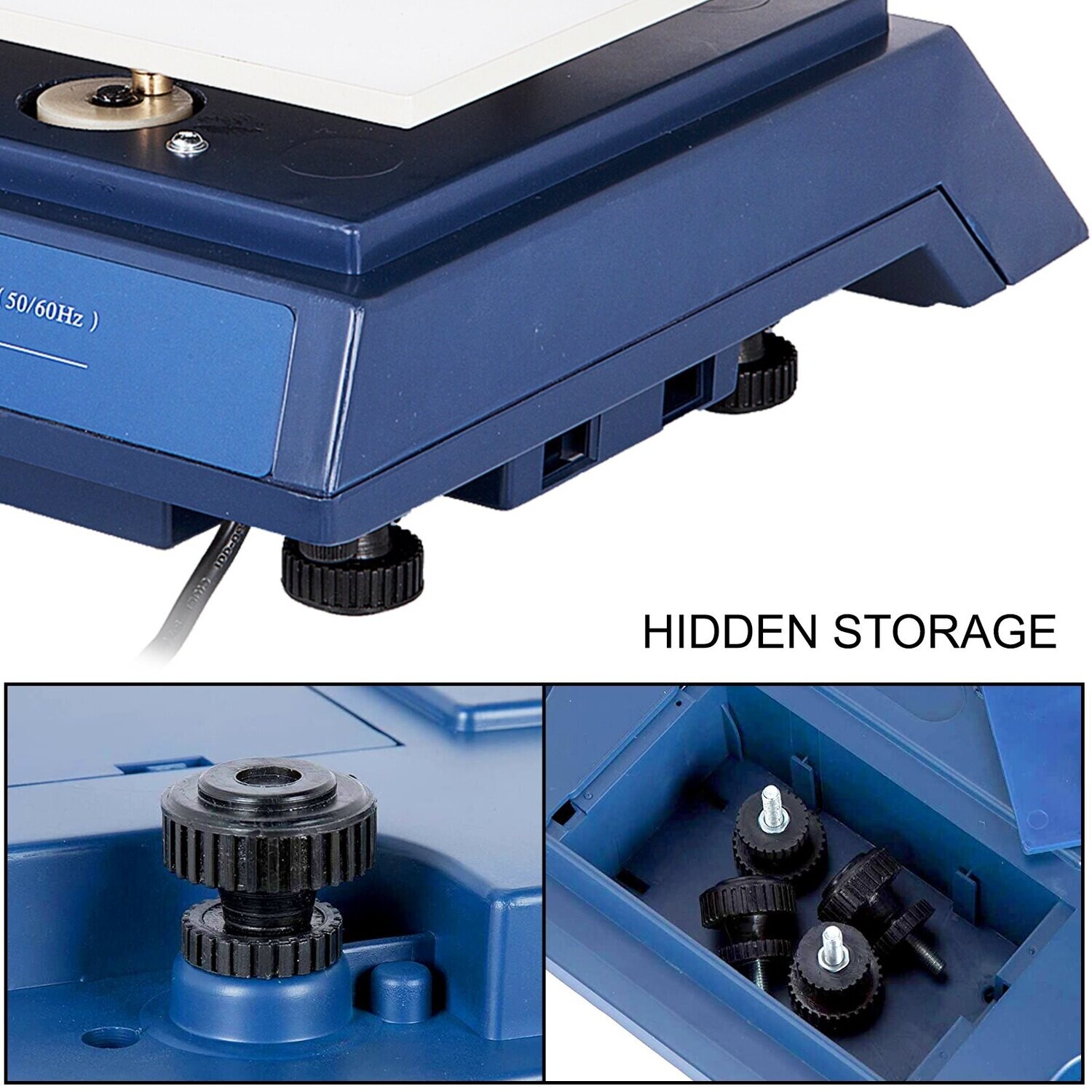Digital Orbital Shaker with Adjustable Speed 0-210 RPM, 12.4x8.6 Inch Working Platform – Laboratory Orbit Shaker for Chemical and Biological Applications