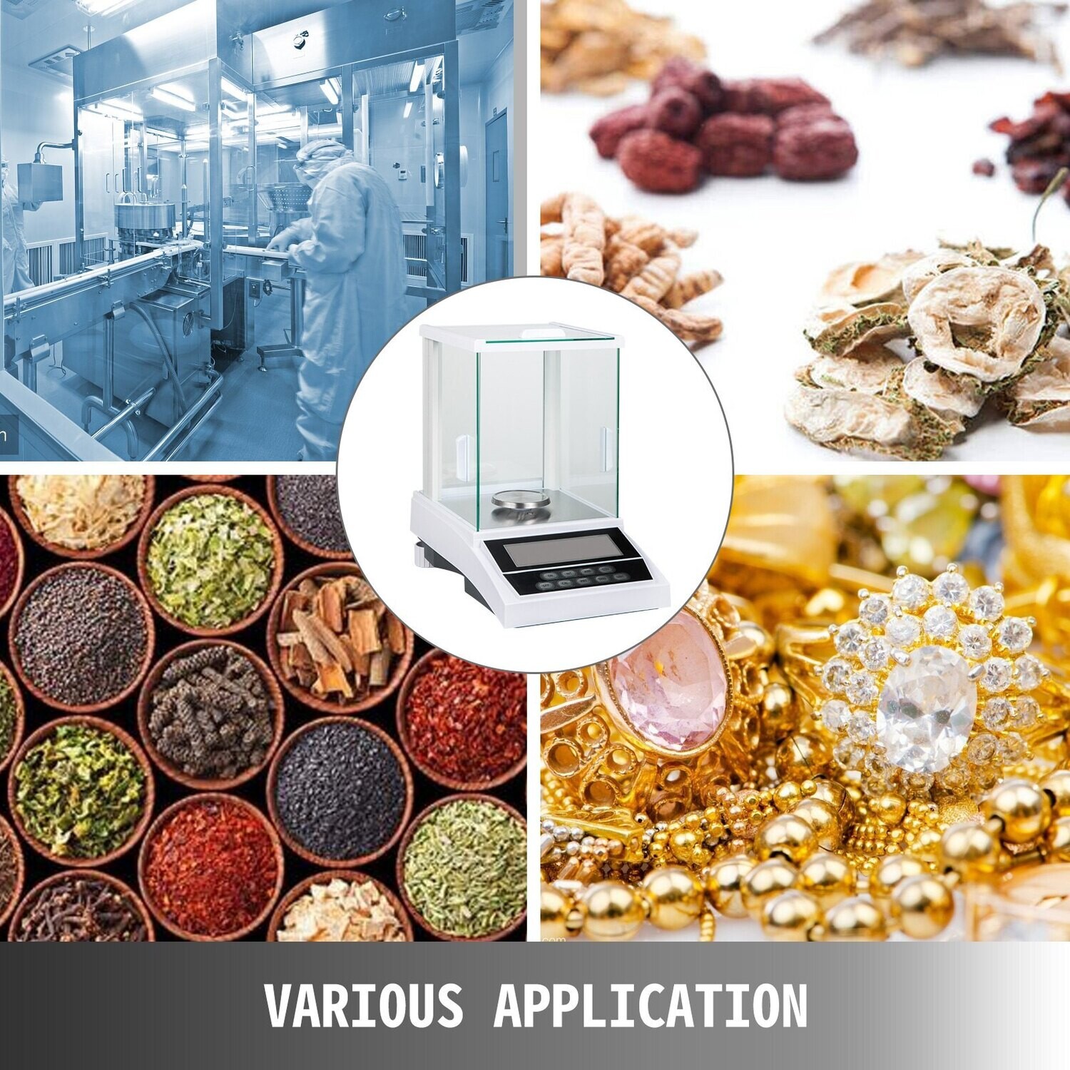 200g High Precision Electronic Analytical Scale Balance for Laboratory and Pharmacy Use