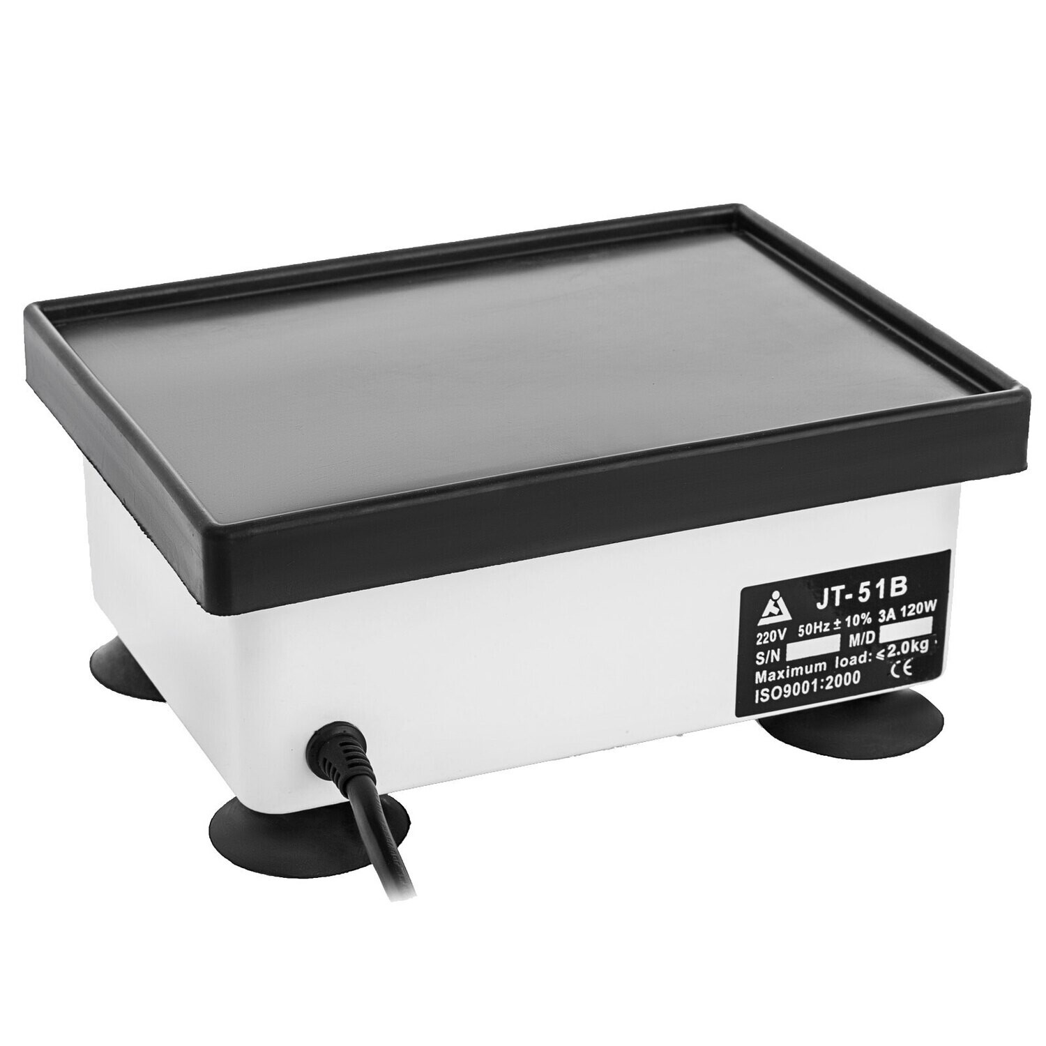 Dental Square Vibrator 120W, 2KG Maximum Load Oscillator – Laboratory Equipment for Dental Labs