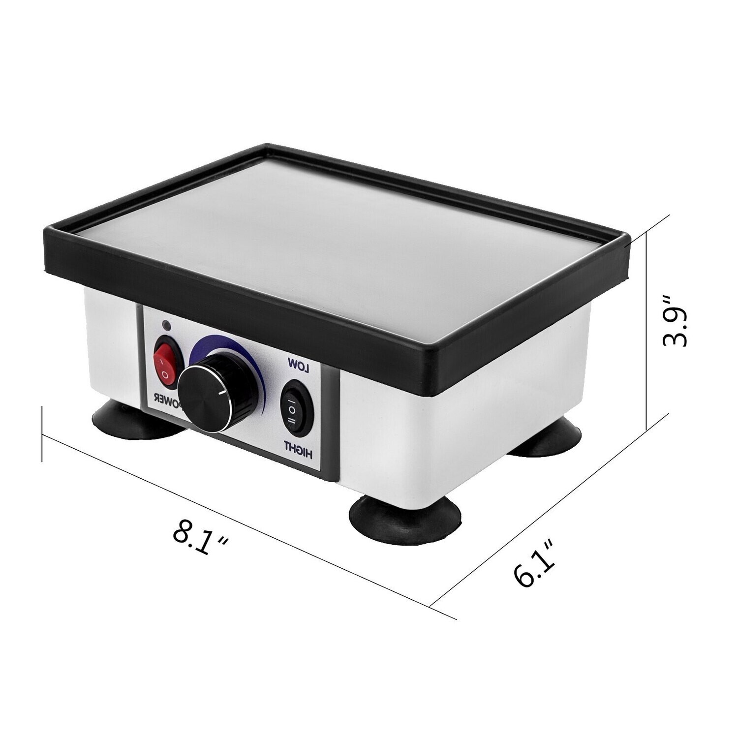 Dental Square Vibrator 120W, 2KG Maximum Load Oscillator – Laboratory Equipment for Dental Labs