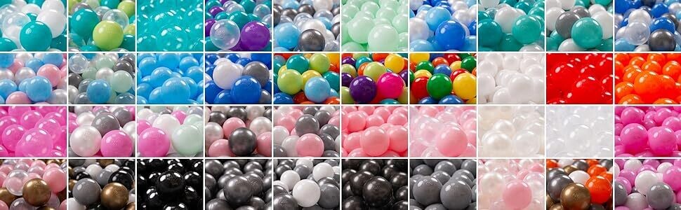 100pcs Crush-Proof Ball Pit Balls – 6cm Diameter Plastic Toy Balls for Children’s Playtime Fun