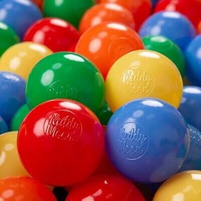 100pcs Crush-Proof Ball Pit Balls – 6cm Diameter Plastic Toy Balls for Children’s Playtime Fun