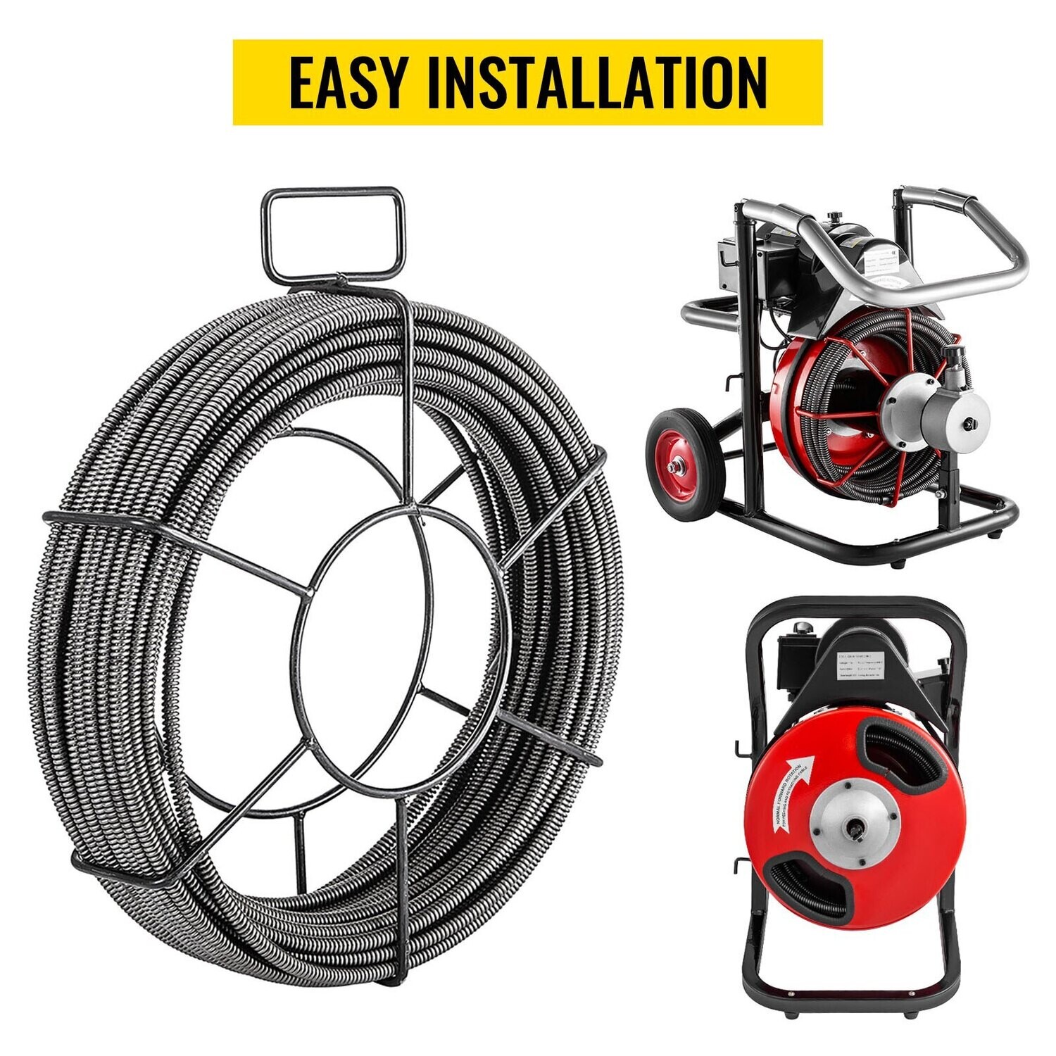 Solid Core Cable Sewer Drain Cleaning Cable