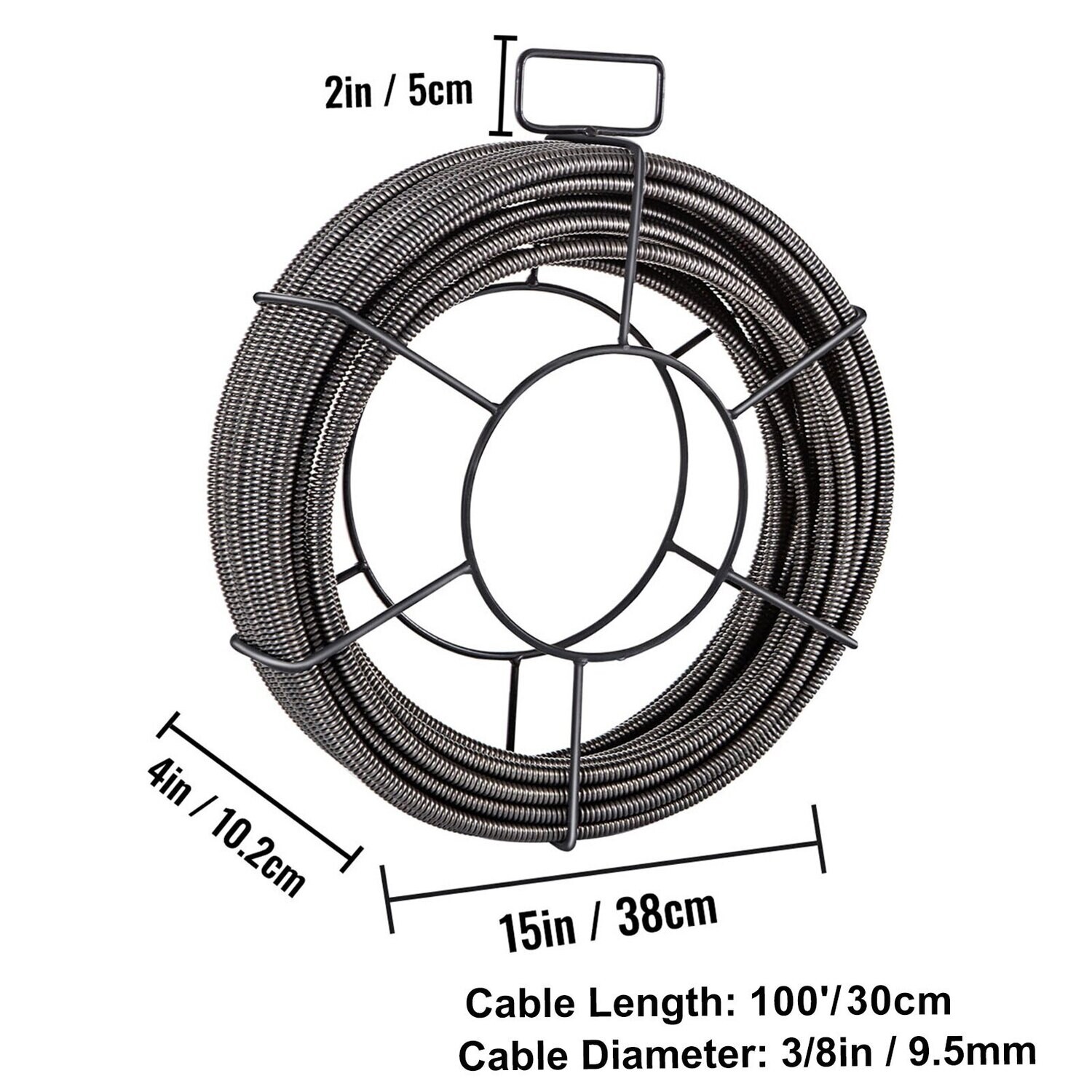 Solid Core Cable Sewer Drain Cleaning Cable