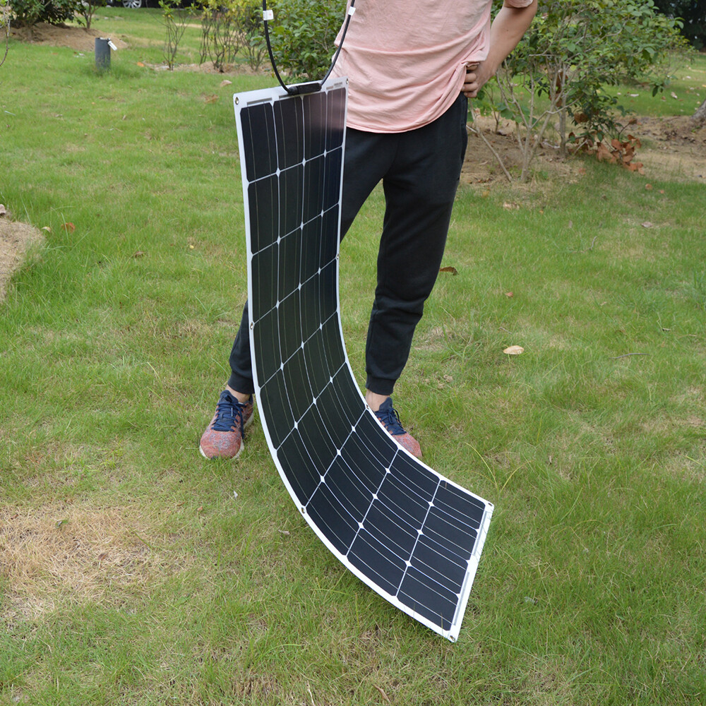18V 100W-400W Flexible Solar Panel Kit with 12V Battery Charging Controller for RV, Car, Boat, Mobile