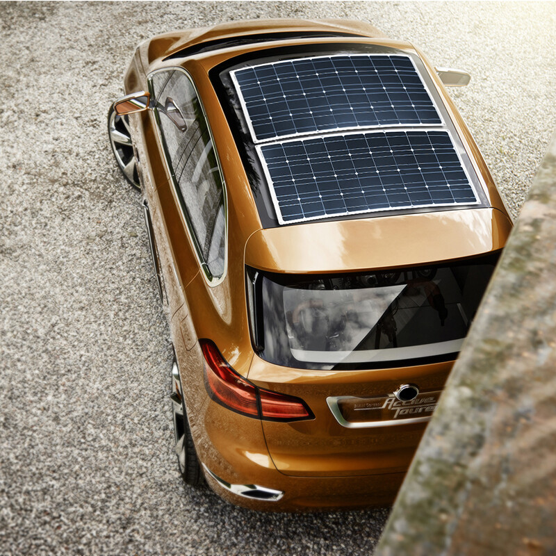18V 100W-400W Flexible Solar Panel Kit with 12V Battery Charging Controller for RV, Car, Boat, Mobile