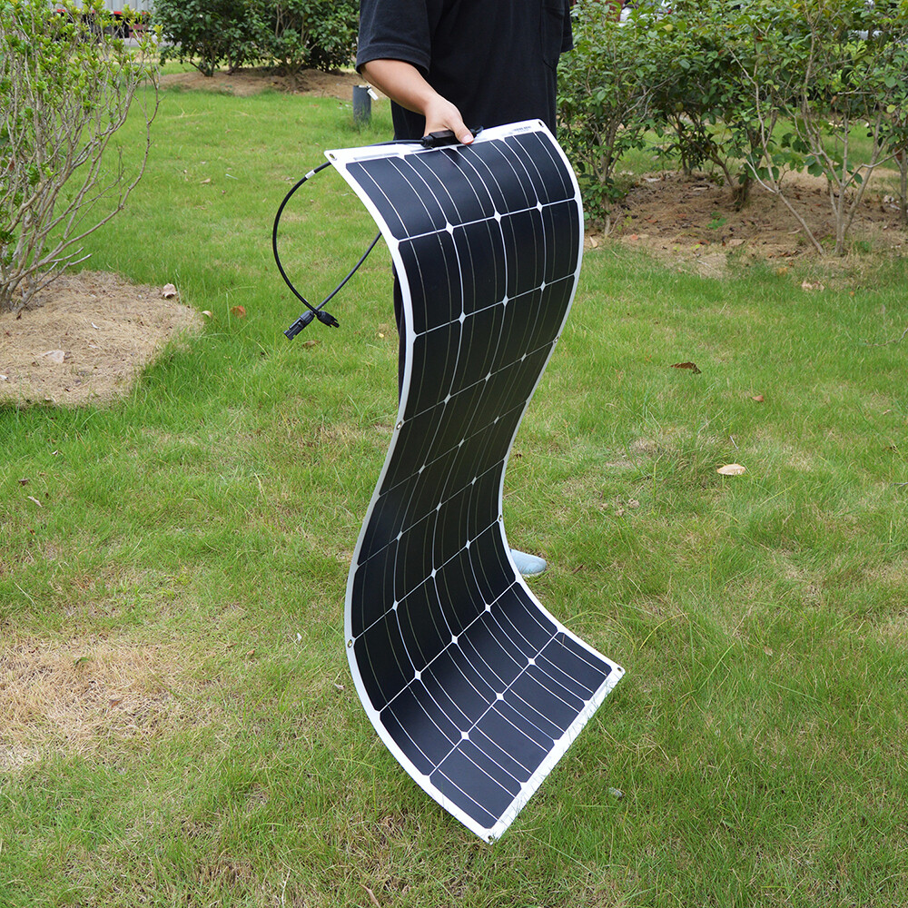 18V 100W-400W Flexible Solar Panel Kit with 12V Battery Charging Controller for RV, Car, Boat, Mobile