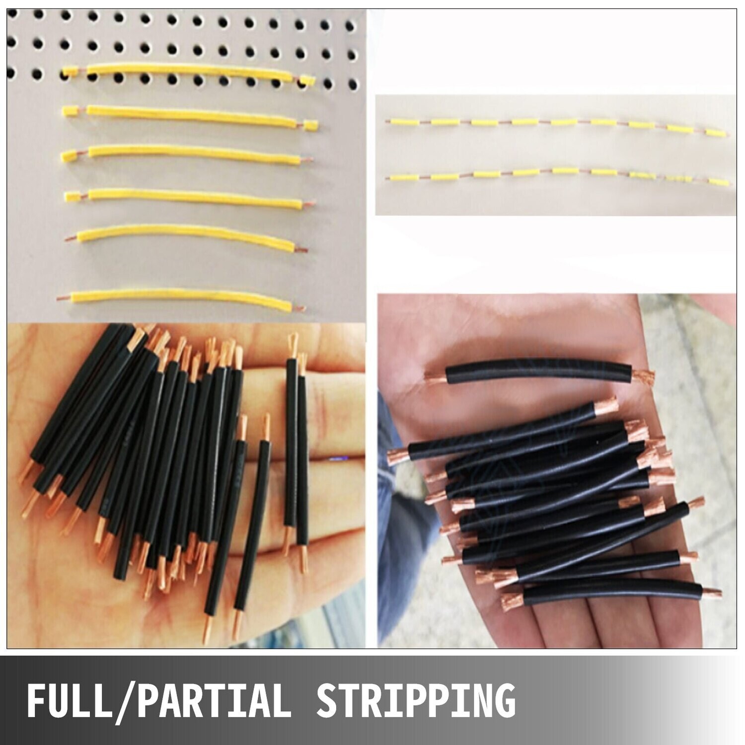 0.1-10 Sqr mm Automatic &amp; Computerized Wire Stripping and Peeling Machine, 300V, with Straightener and Collection Plate for Efficient Wire Processing