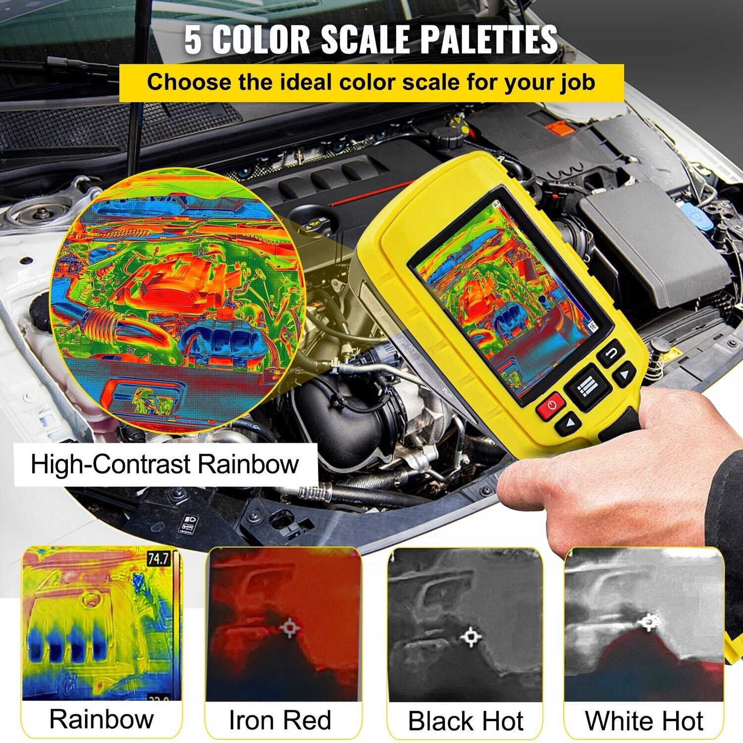 Thermal Imaging Camera, 60x60 (3600 Pixels) IR Resolution Infrared Camera