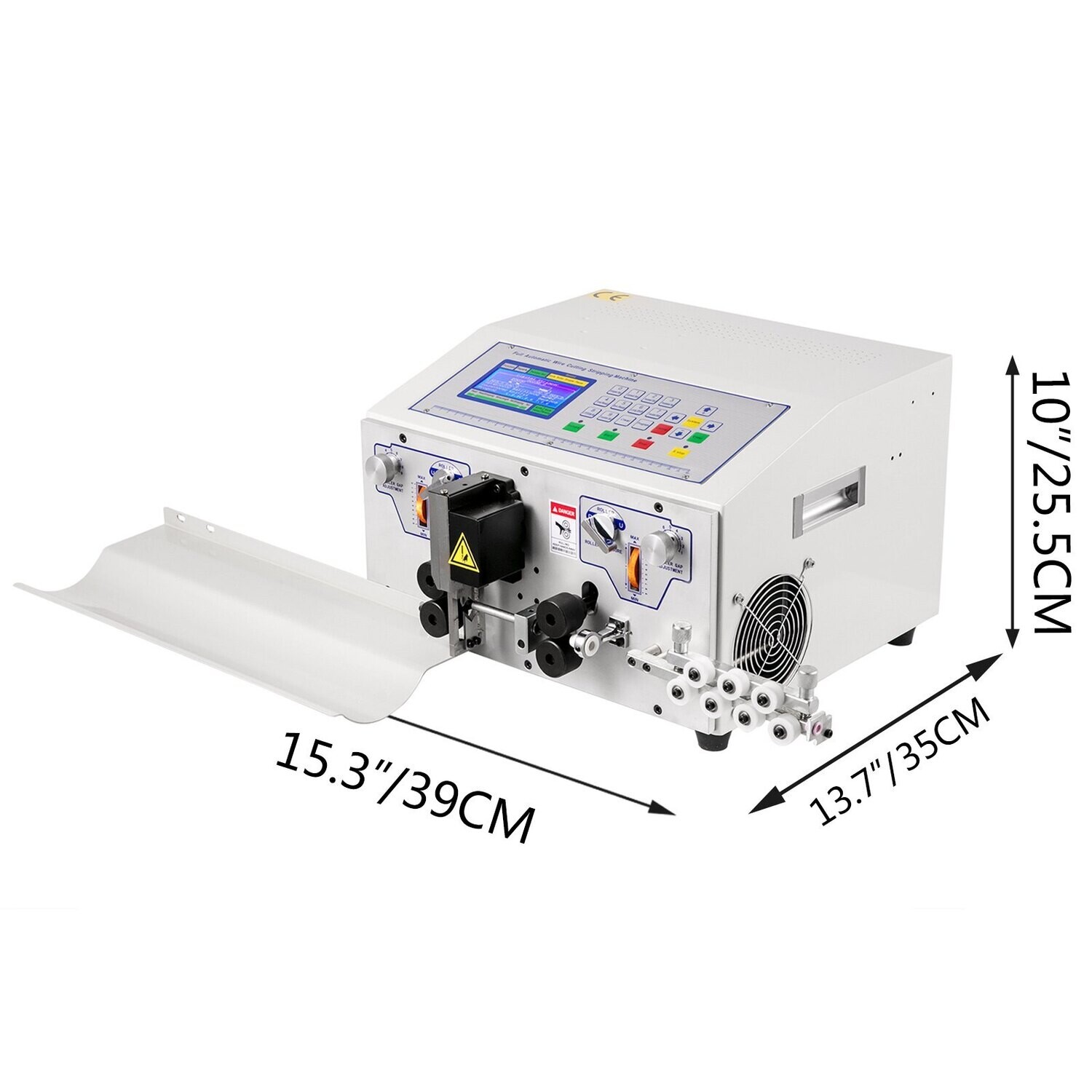 0.1-10 Sqr mm Automatic &amp; Computerized Wire Stripping and Peeling Machine, 300V, with Straightener and Collection Plate for Efficient Wire Processing