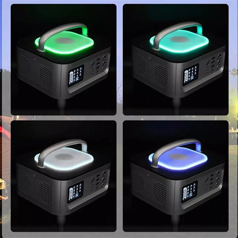 Portable Power Station Mobile Solar Generator with Backup Lithium Battery for Outdoor Camping RV