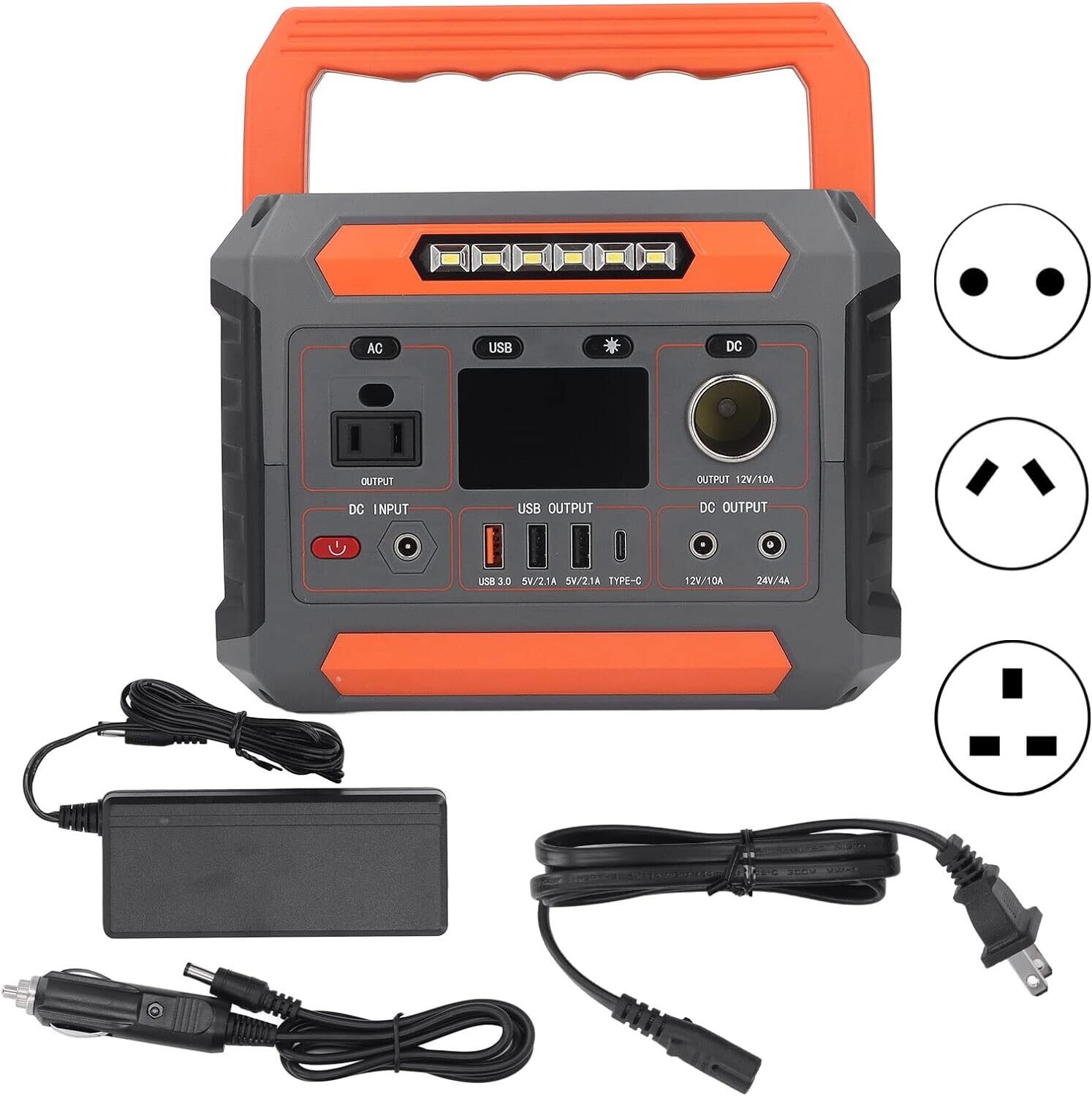 Portable Power Station Mobile Solar Generator with Backup Lithium Battery for Outdoor Camping RV