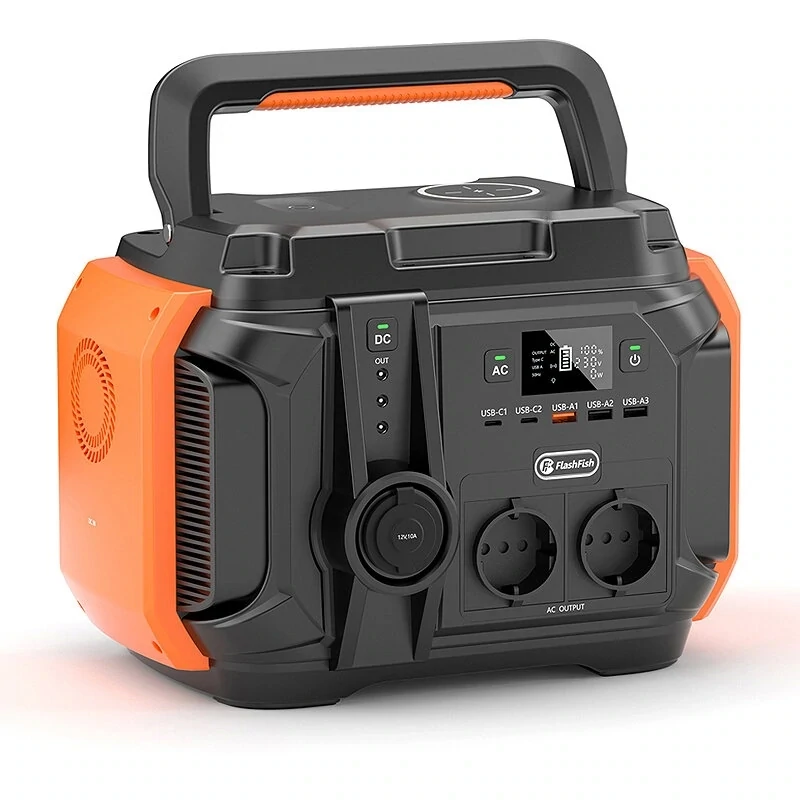 Portable Power Station Mobile Solar Generator with Backup Lithium Battery for Outdoor Camping RV