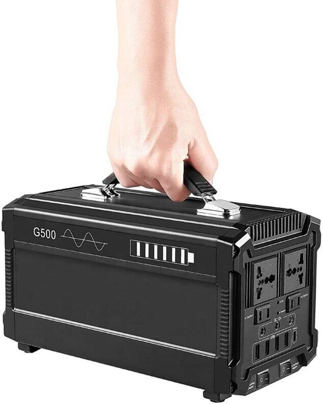 Portable Power Station Mobile Solar Generator with Backup Lithium Battery for Outdoor Camping RV