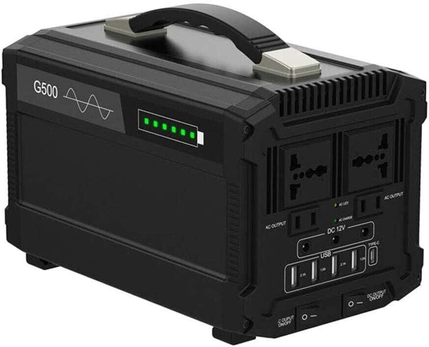 Portable Power Station Mobile Solar Generator with Backup Lithium Battery for Outdoor Camping RV