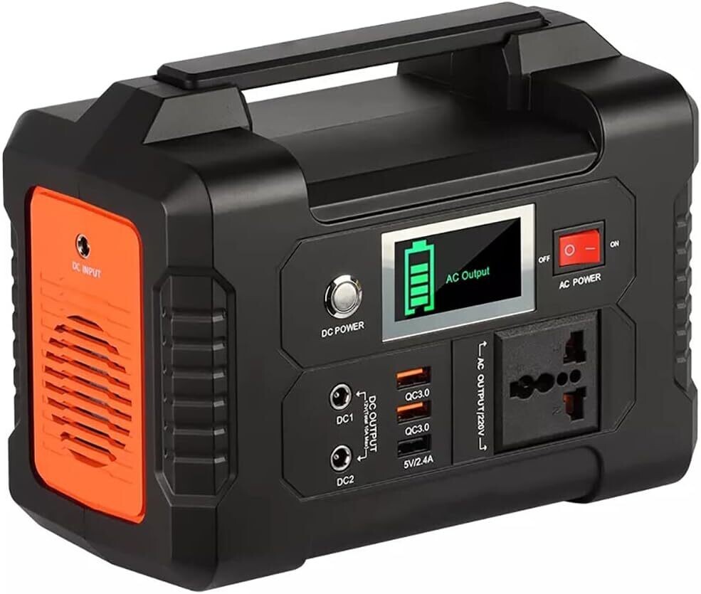 Portable Power Station Mobile Solar Generator with Backup Lithium Battery for Outdoor Camping RV